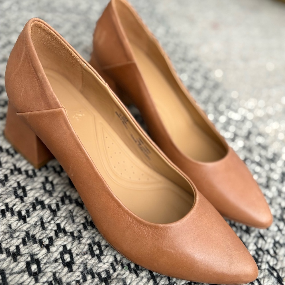 Nisolo Fiorela Go-to Block Heels Shoes brown 9